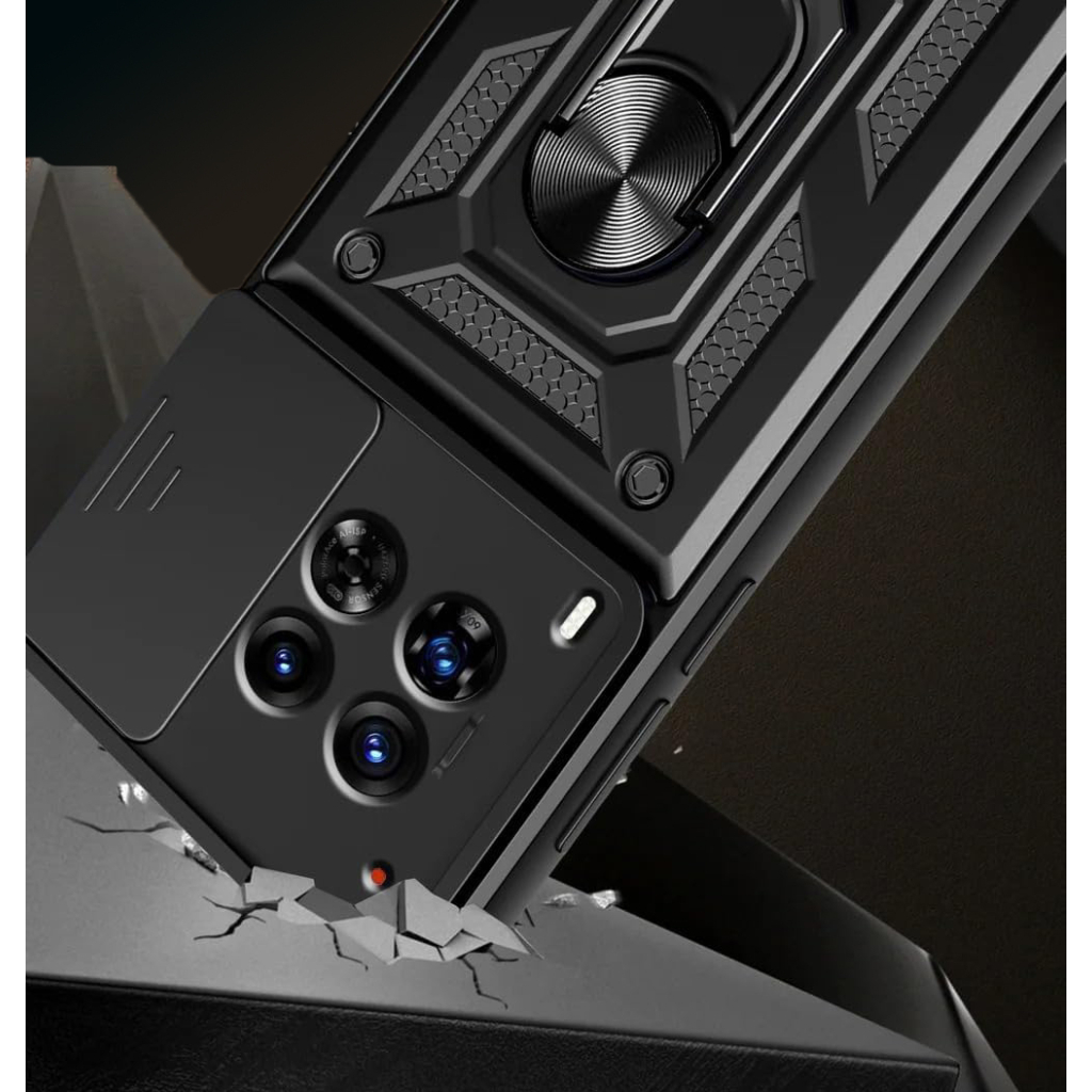 Чохол до мобільного телефона BeCover Military Tecno Camon 30 (CL6) Black (712170) - зображення 4