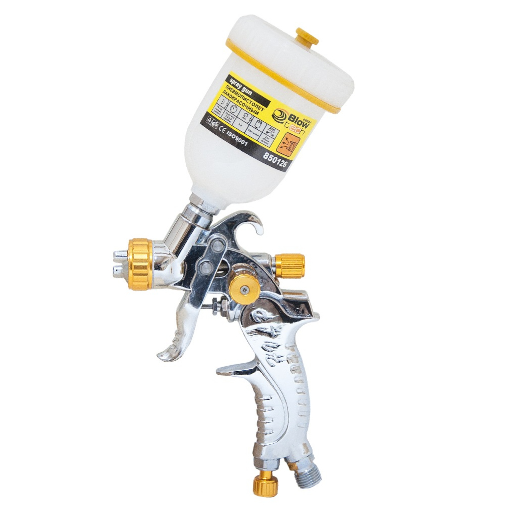 Фарбопульт Sigma HVLP 0.8мм верхній бак (пласт) (6812221) - зображення 2