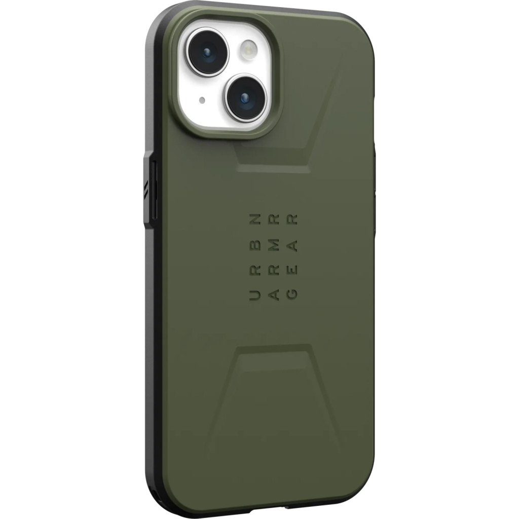 Чохол до мобільного телефона UAG Apple iPhone 15 Plus Civilian Magsafe, Olive Drab (114306117272) - зображення 2