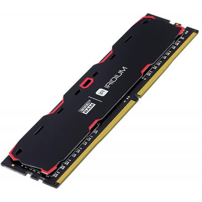 Модуль пам'яті для комп'ютера DDR4 8GB 2400 MHz Iridium Black Goodram (IR-2400D464L15S/8G) - зображення 1