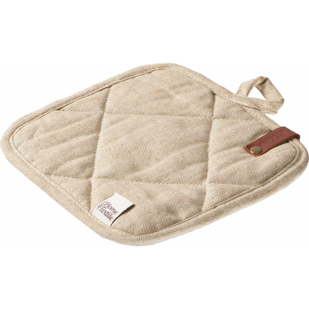 Кухонна прихватка Ardesto Oliver, 20х20 см, 100% бавовна, нап-ч: ватин, шоколад (ART04OR) - изображение 4