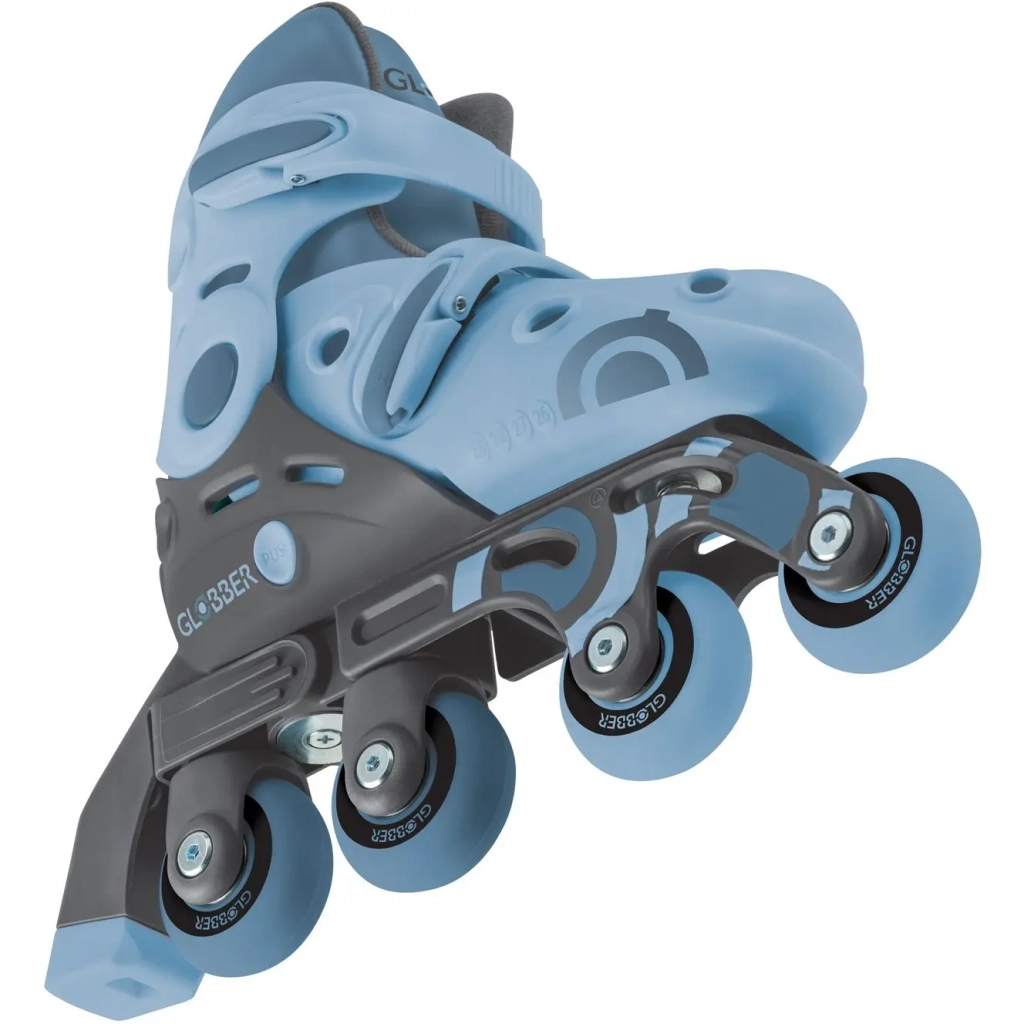 Роликові ковзани Globber 2в1 сіро-сині р.26-29, до 20кг, 3+ (780-200) - изображение 9
