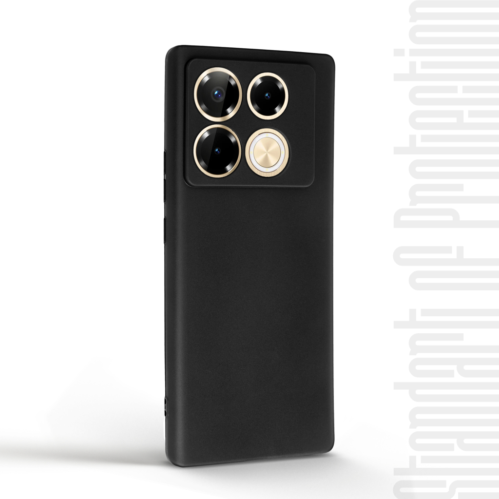 Чохол до мобільного телефона Armorstandart Matte Slim Fit Infinix Note 40 Pro Camera cover Black (ARM73946) - зображення 2