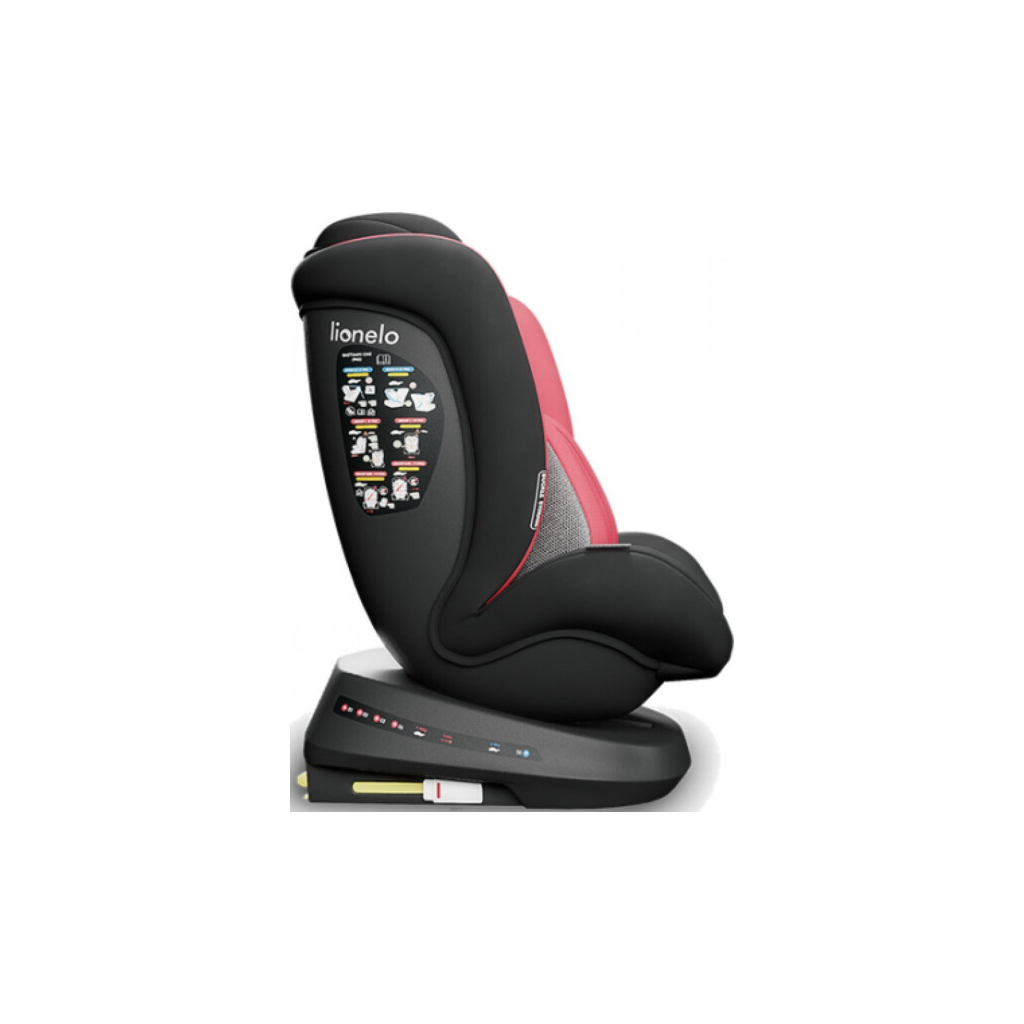 Автокрісло Lionelo Bastiaan One (0-36 кг) red chili (чорна база) (LO.A.BO06) - зображення 3