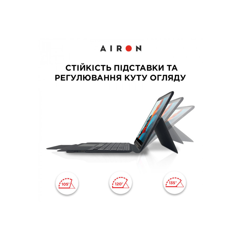 Чохол до планшета AirOn Premium Samsung Galaxy Tab S7 11" T875/870 (2020) with Keyboard (4822352781098) - зображення 7