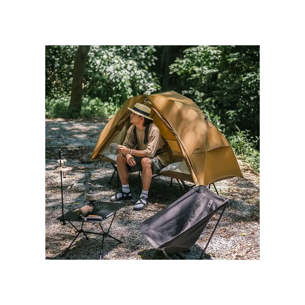 Намет Naturehike одномісний NH22ZP020 коричневий (6927595799000) - зображення 6