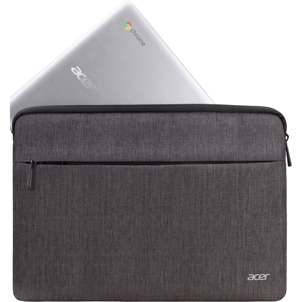 Чохол до ноутбука Acer 15" PROTECTIVE SLEEVE DUAL Grey (NP.BAG1A.293) - зображення 3