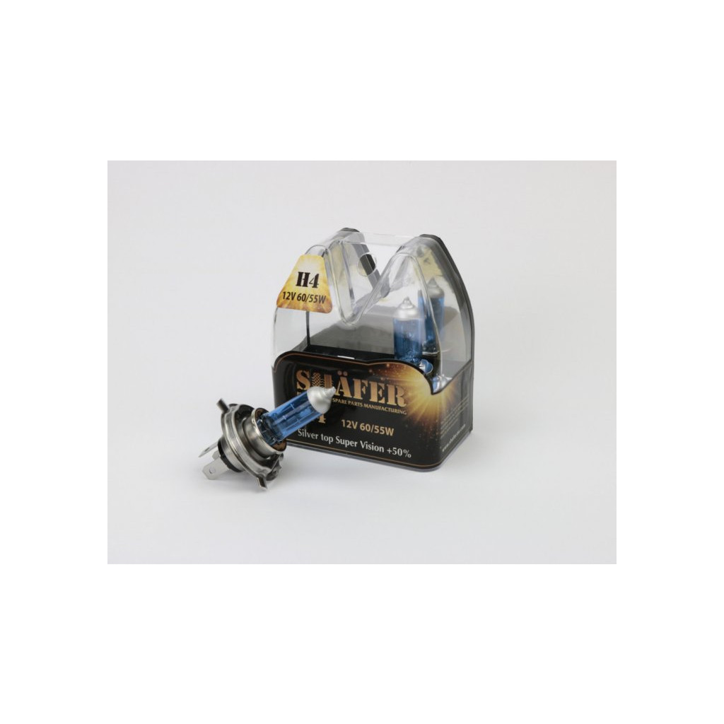 Автолампа SHAFER H412V60/55WSilvertopSuperVision+50 (SL3004S) - зображення 1