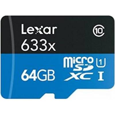Карта пам'яті Lexar 64GB microSDXC class 10 UHS-I (LSDMI64GBBEU633A) - зображення 2