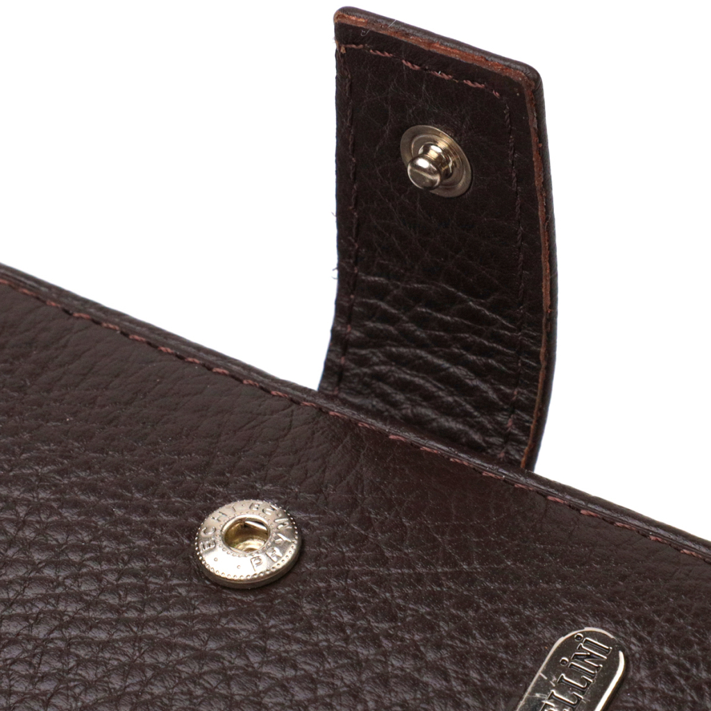 Гаманець Canpellini З натуральної шкіри флотар Коричневий (21944) - зображення 3