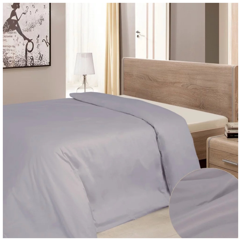 Підковдра Ярослав сатин 08 сірий 200х215 (39713) - зображення 1