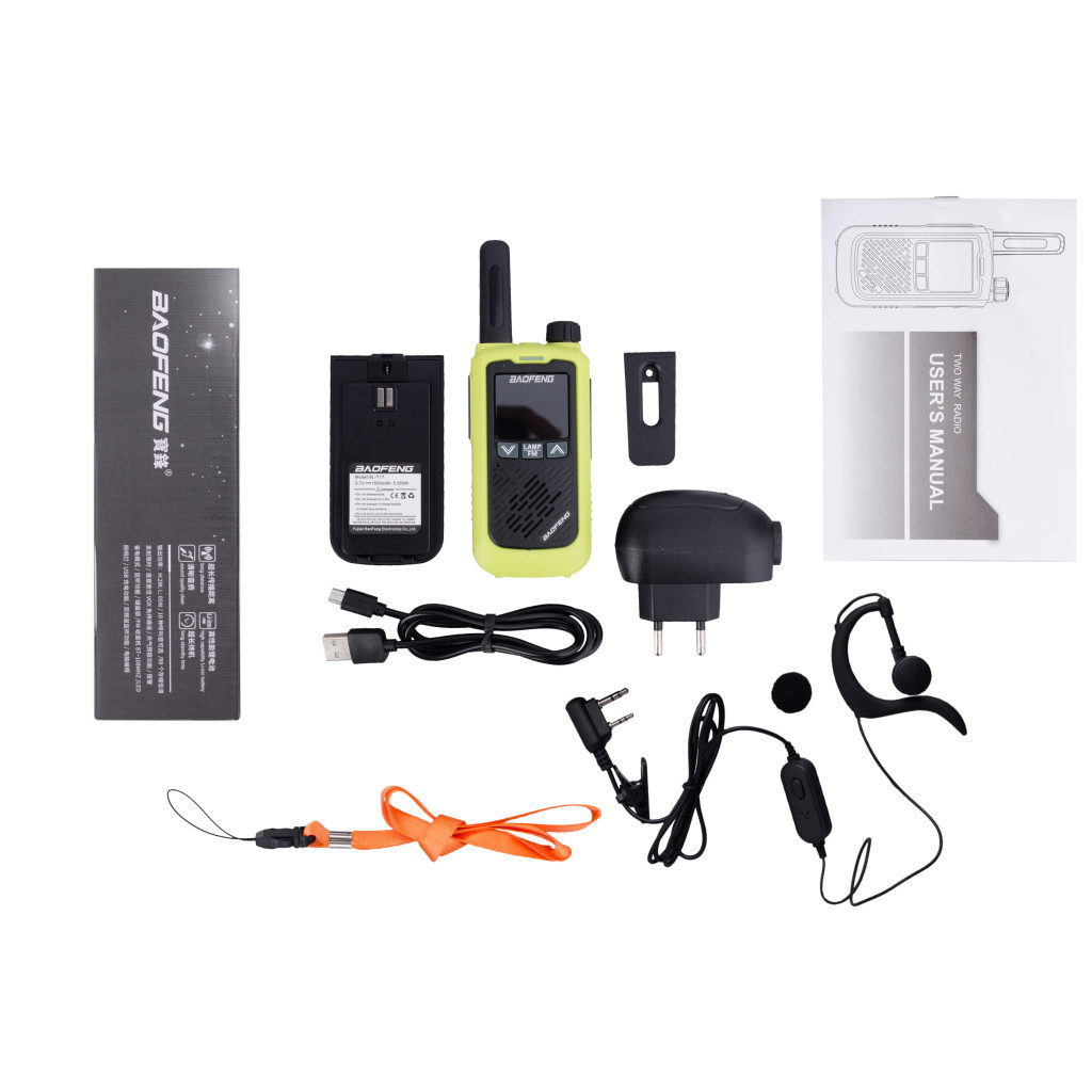 Портативна рація Baofeng BF-T17 Green Twin Pack - изображение 6