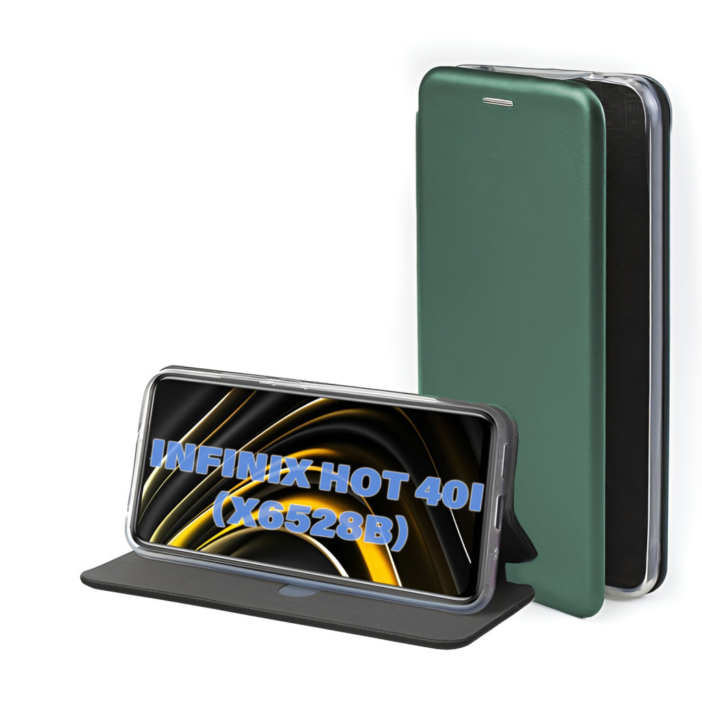 Чохол до мобільного телефона BeCover Exclusive Infinix Hot 40i (X6528B) Dark Green (711232) - зображення 1