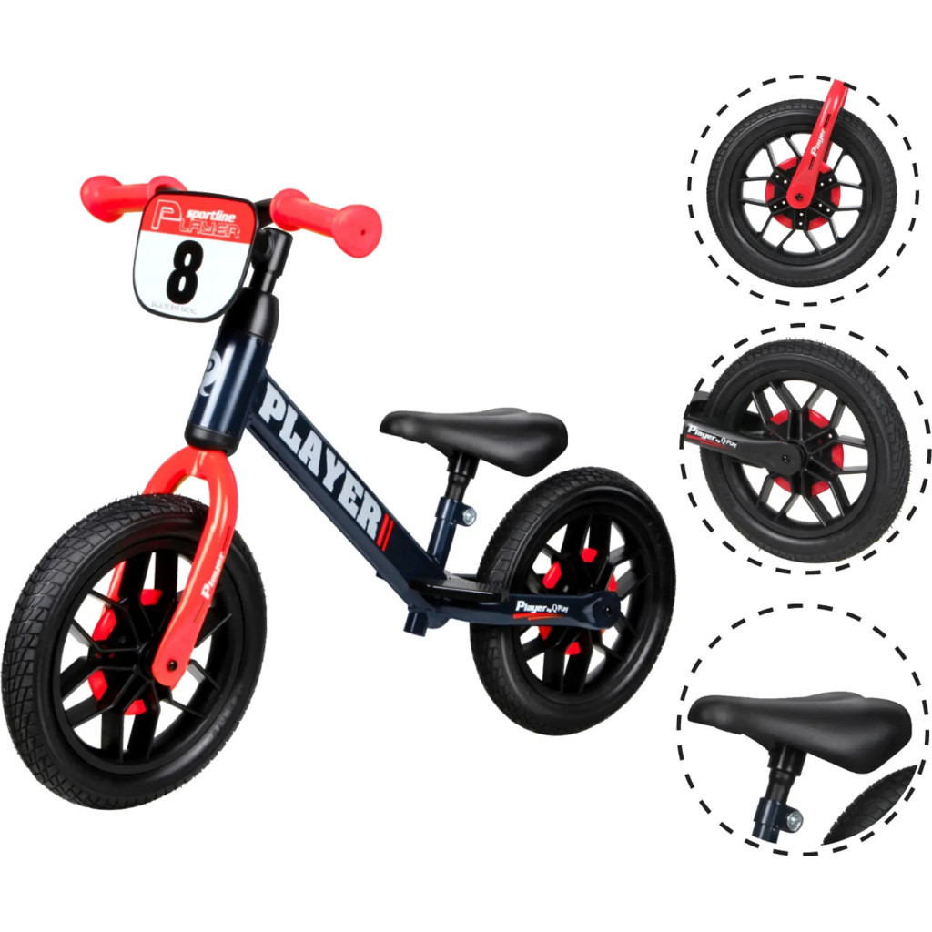 Біговел QPlay Player Red (B-600Red) - изображение 8