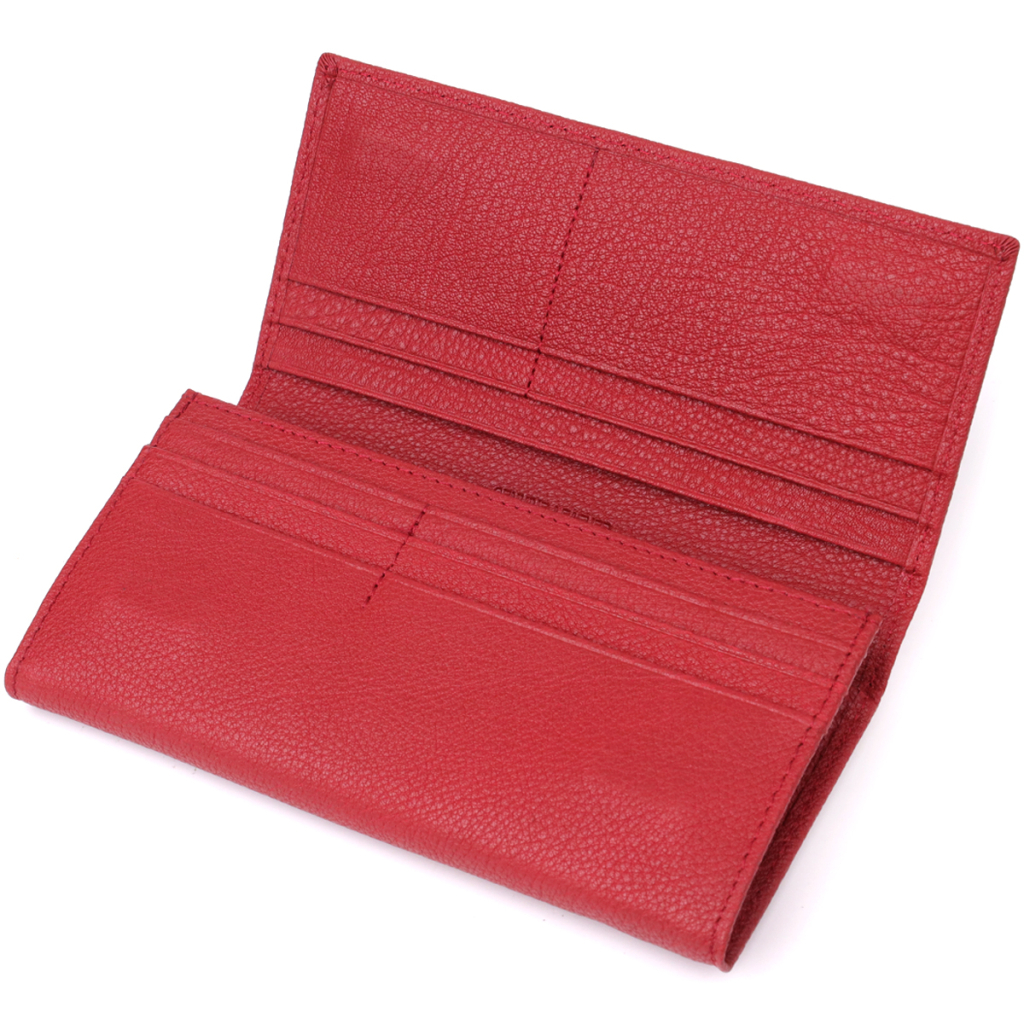 Гаманець ST Leather З натуральної шкіри Червоний (23087) - зображення 5