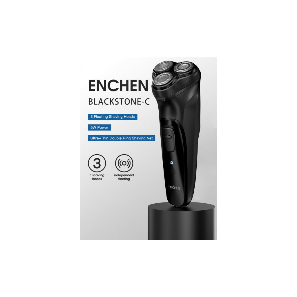 Електробритва Xiaomi Enchen BlackStone 3D Black - зображення 2