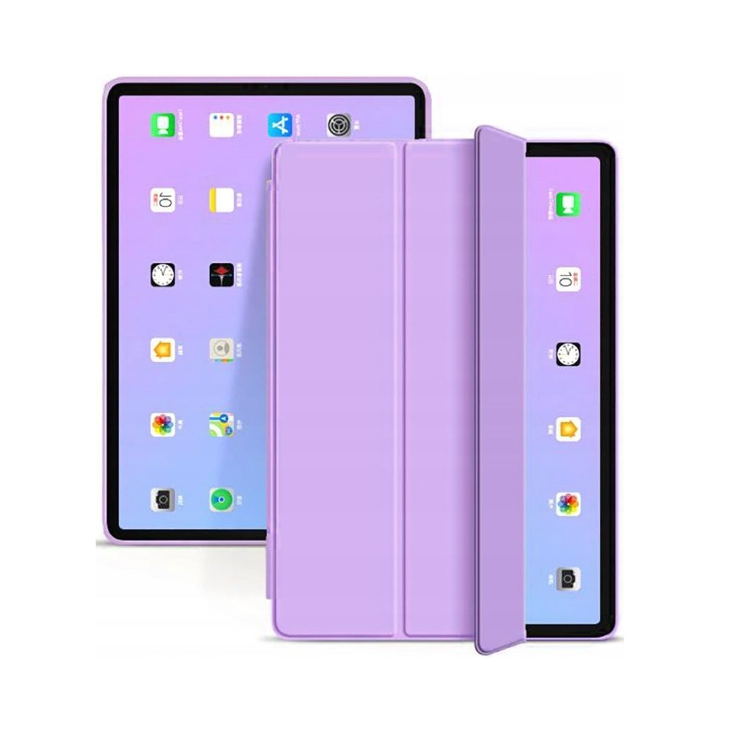 Чохол до планшета BeCover Tri Fold Soft TPU Silicone Apple iPad Air 5 (2022) 10.9" Purple (708511) - зображення 2