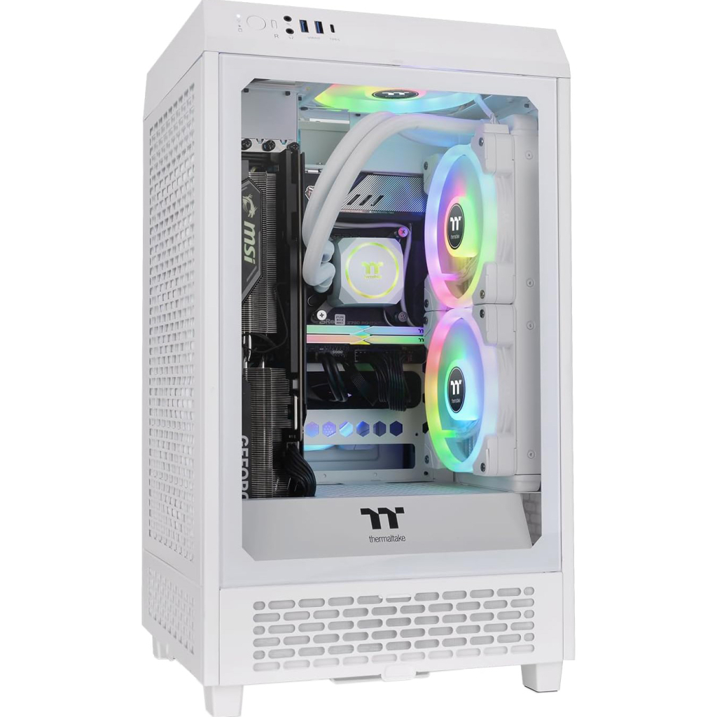 Корпус ThermalTake The Tower 200 Snow (CA-1X9-00S6WN-00) - зображення 1