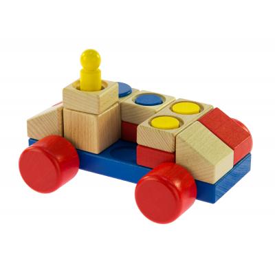 Конструктор Nic cubio деревянный Машинка (NIC2141) - зображення 6