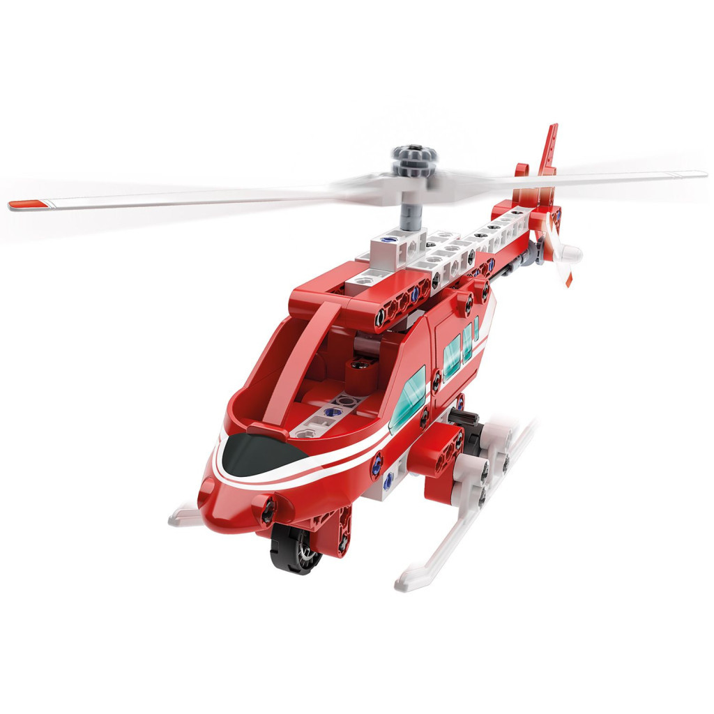 Конструктор Clementoni 2 в 1 Firefighting Helicopter, серія "Science & Play, 160 деталей (75075) - зображення 2