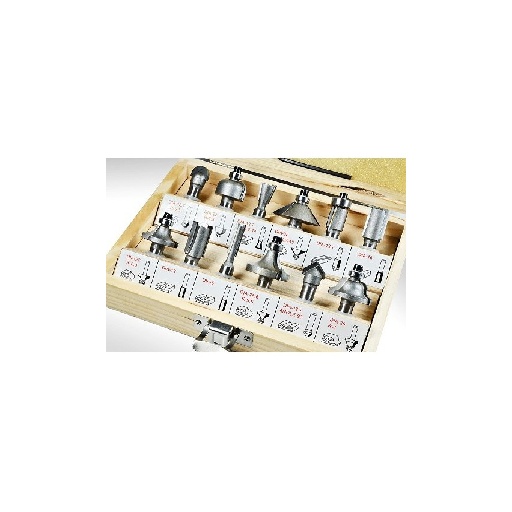 Набір фрез Stark по деревині 12 шт (250016010) - зображення 2