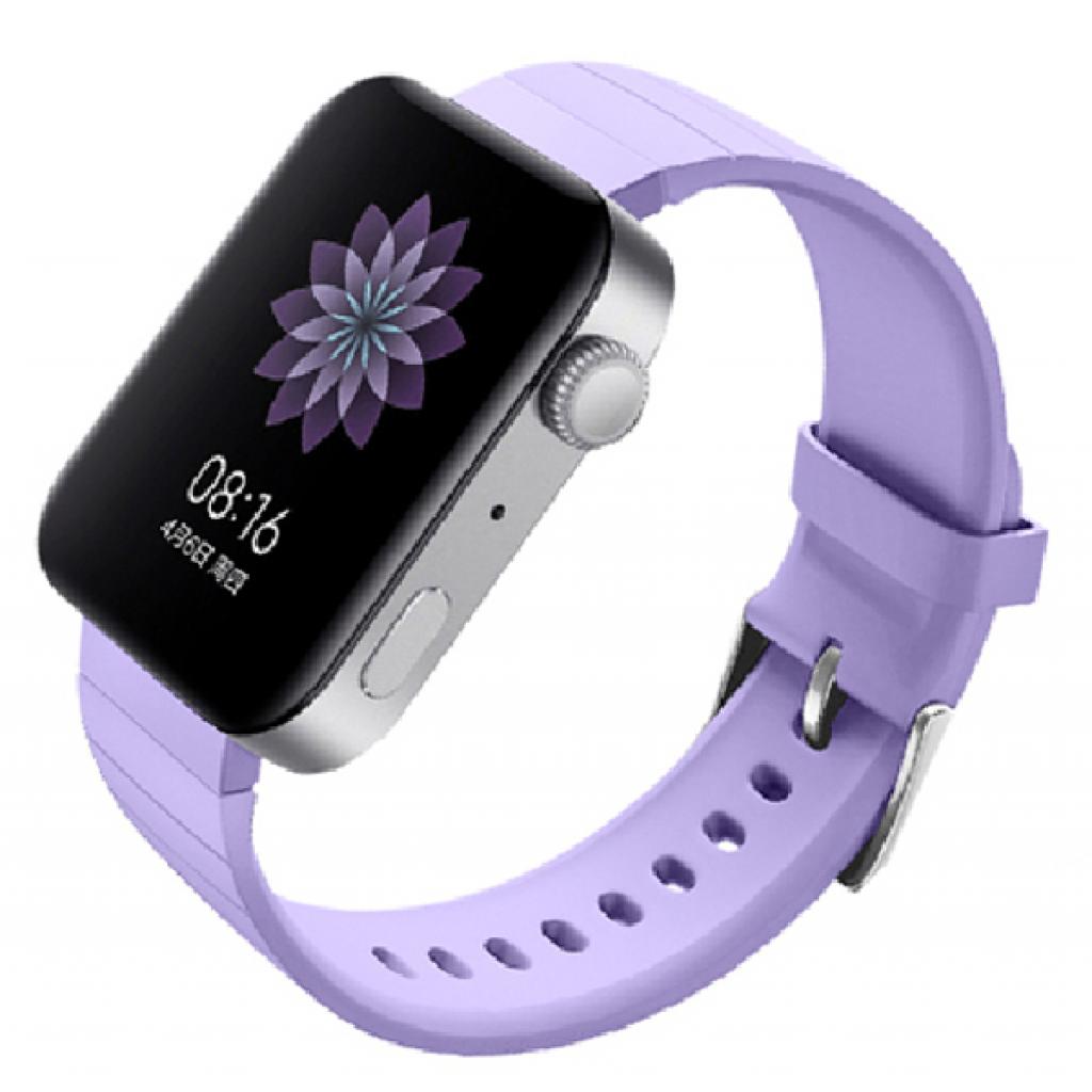 Ремінець до смарт-годинника BeCover Silicone для Xiaomi Mi Watch Light Purple (704515) - зображення 2