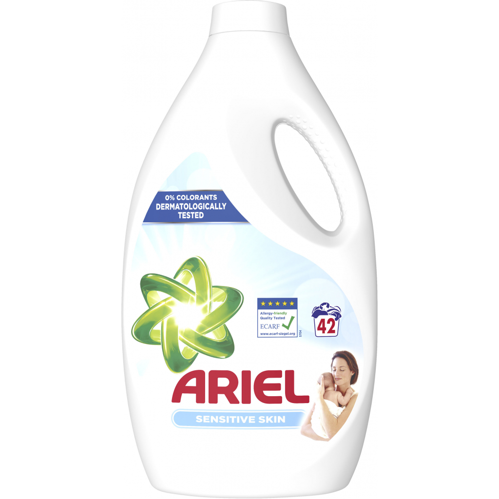 Гель для прання Ariel для чутливої шкіри 2.31 л (8006540120217) - зображення 1