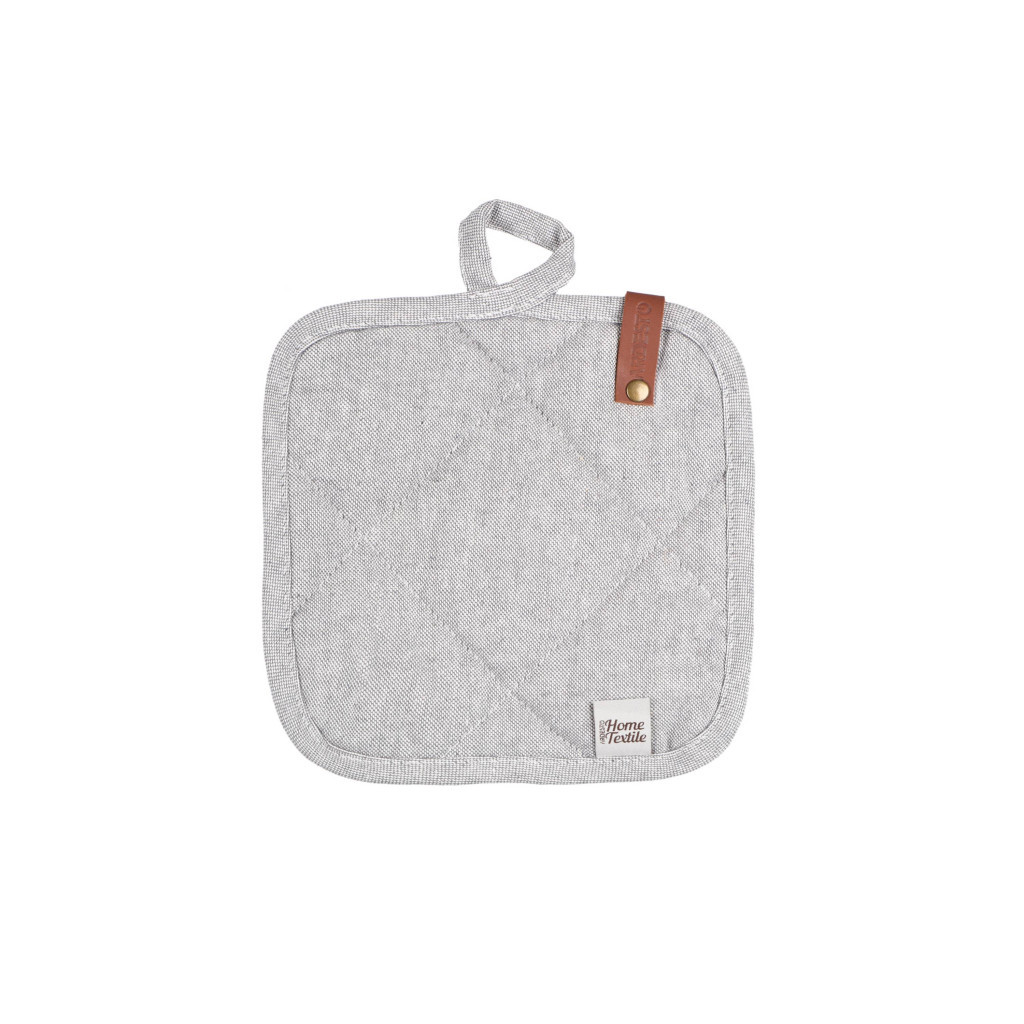 Кухонна прихватка Ardesto Oliver сірий 20х20см, 100% бавовна (ART04OD) - изображение 1