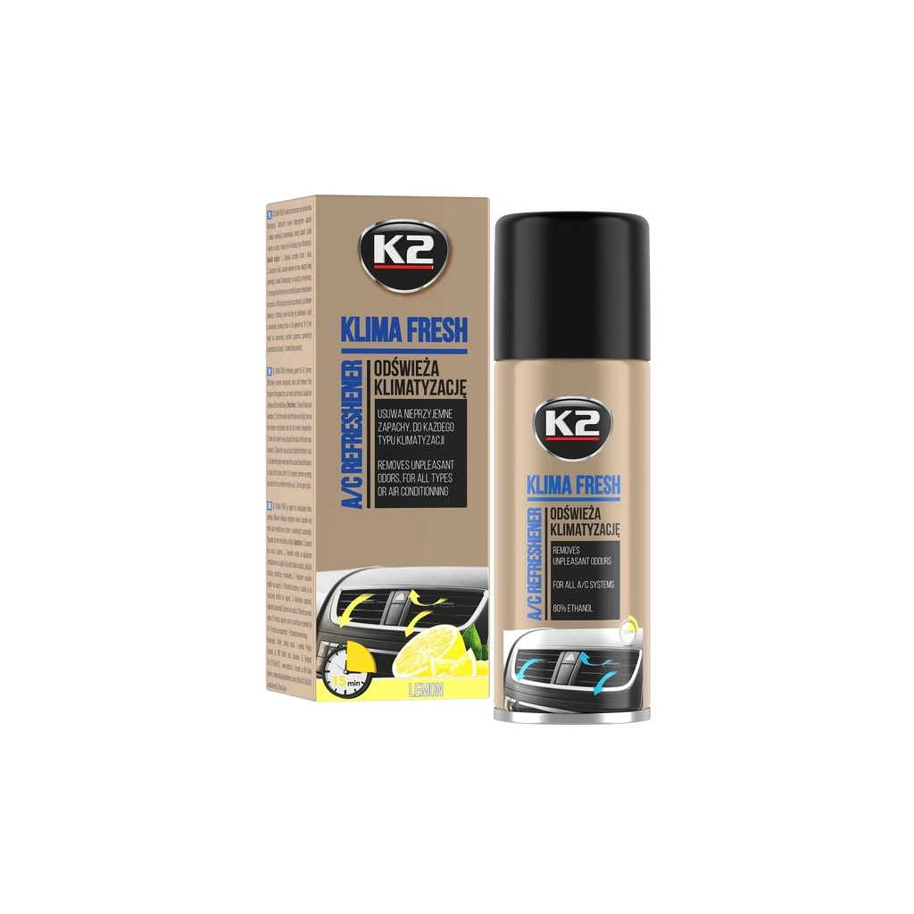 Автомобільний очисник K2 Klima Fresh "Лимон" 150 мл (K222) - изображение 2