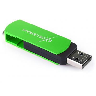 USB флеш накопичувач eXceleram 8GB P2 Series Green/Black USB 2.0 (EXP2U2GRB08) - зображення 5