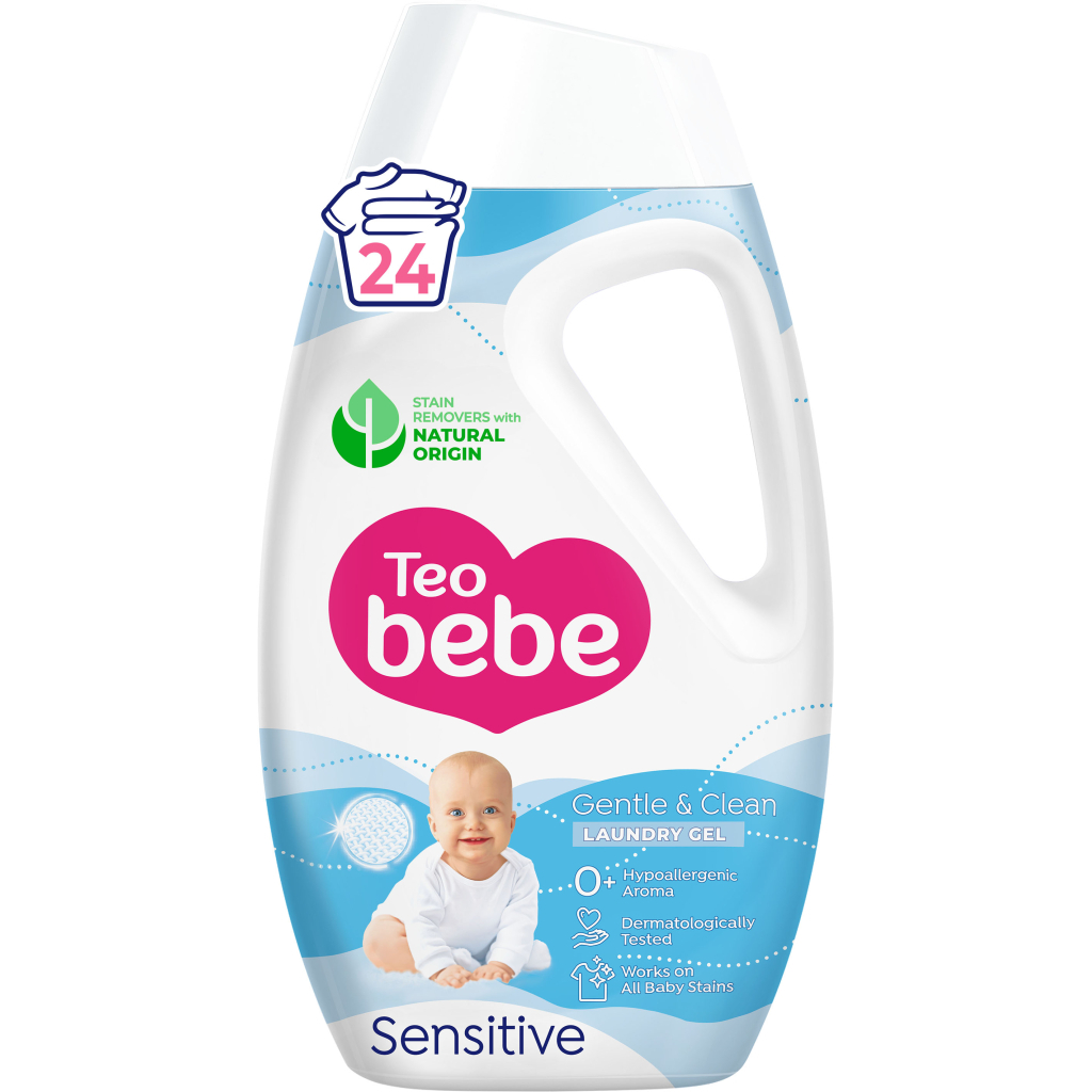 Гель для прання Teo bebe Gentle & Clean Sensitive 1080 мл (3800024048784) - зображення 1