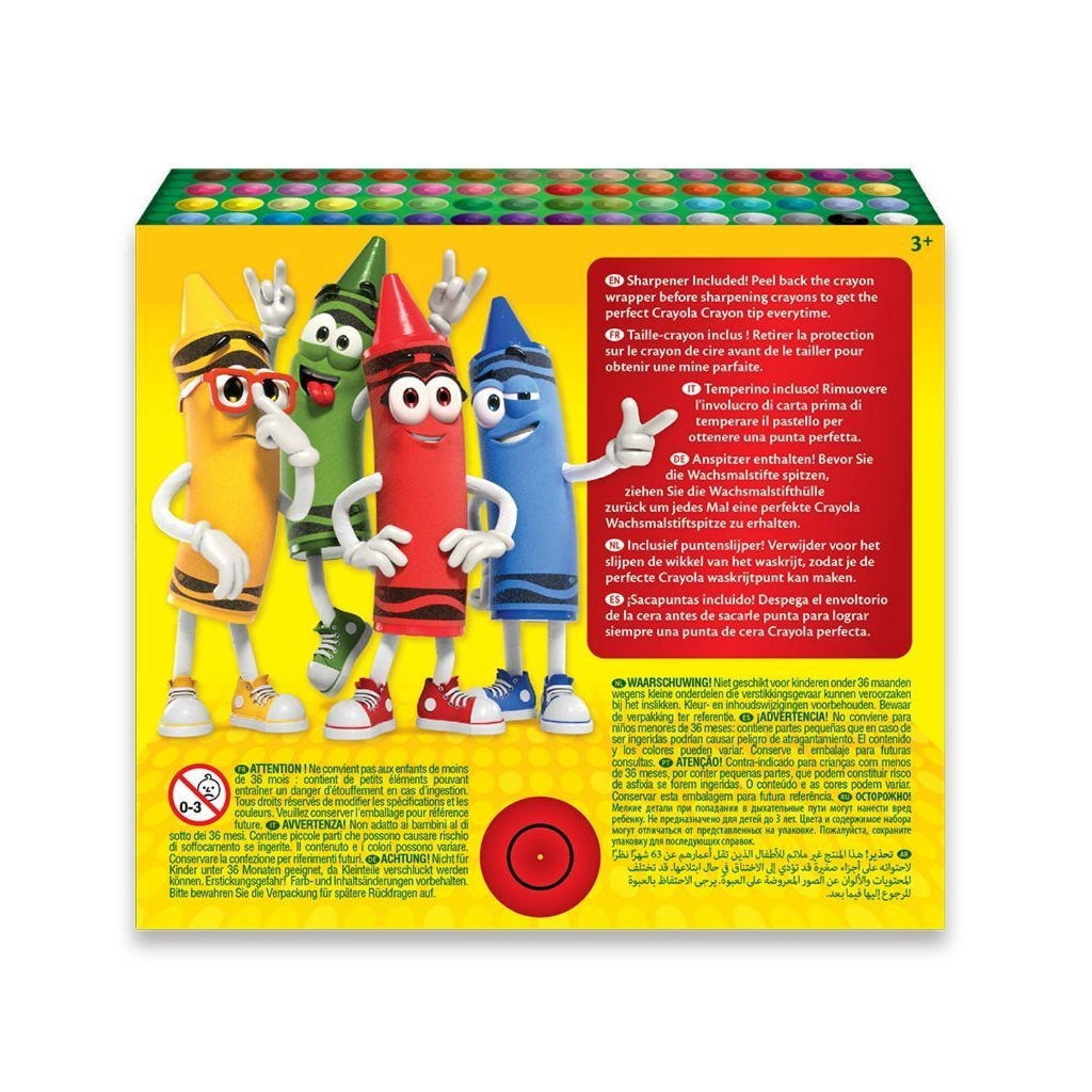 Олівці кольорові Crayola воскові, 64 шт (52-6448) - изображение 4