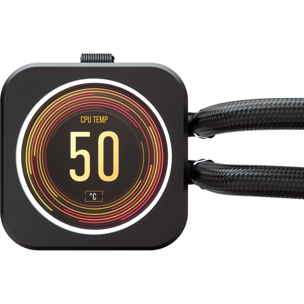 Система рідинного охолодження Corsair iCUE H100i Elite LCD Display Liquid CPU (CW-9060061-WW) - зображення 5