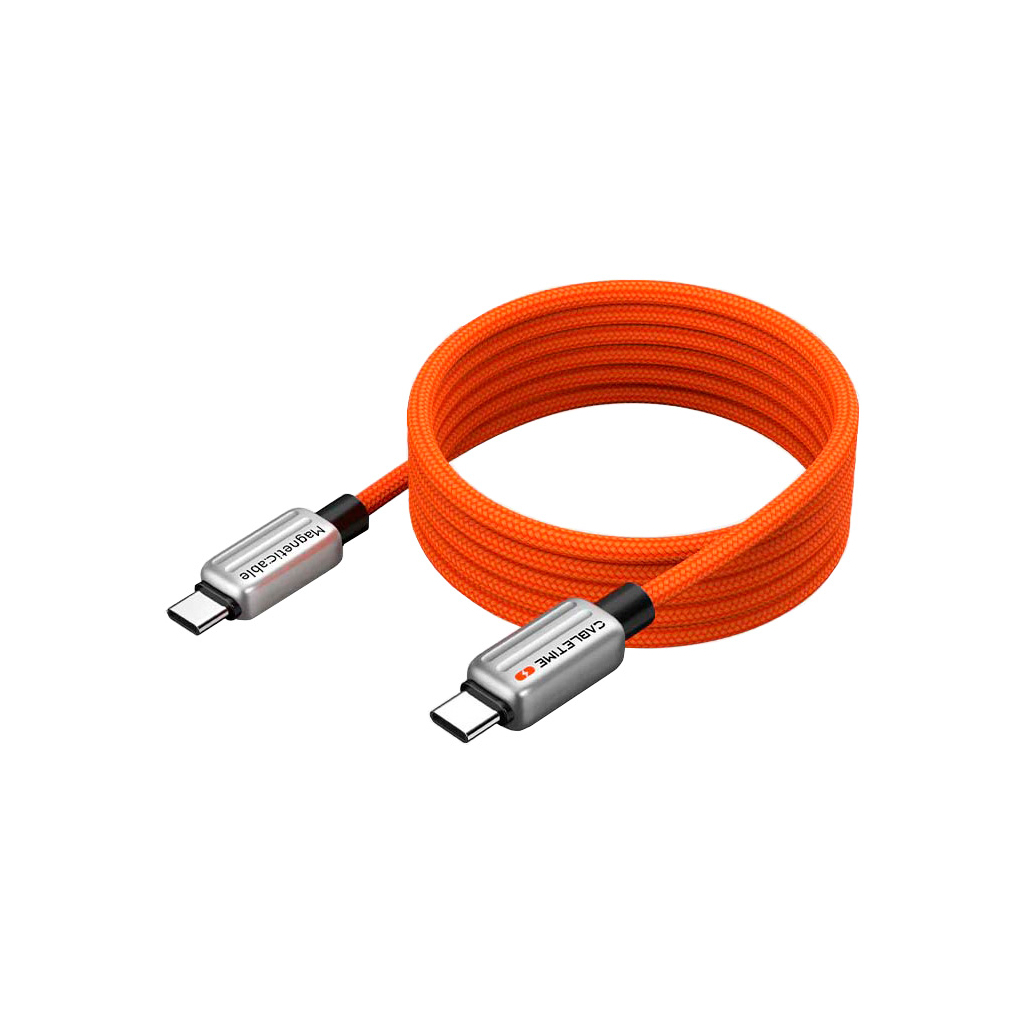 Дата кабель USB-C to USB-C 2.0m PD240W magnetic Cabletime (CA915729) - зображення 1