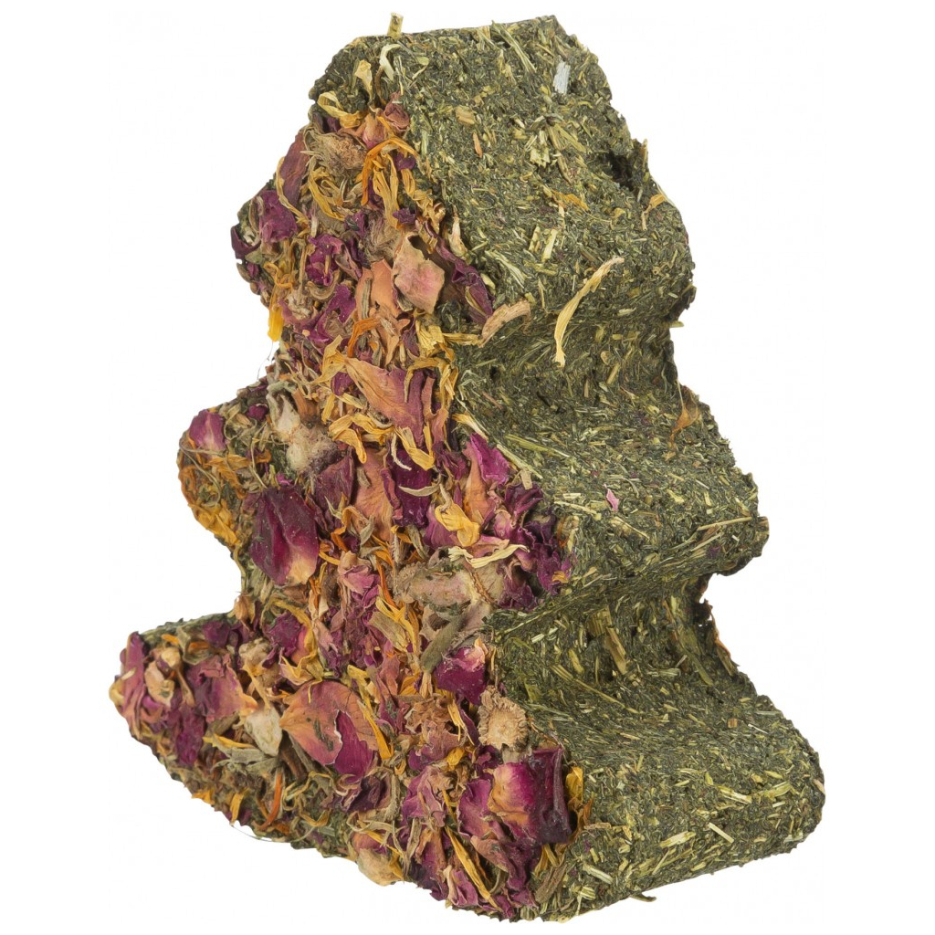 Ласощі для гризунів Trixie Різдвяна "Ялинка" морква, квіти, петрушка 90 г (4011905927824) - зображення 2