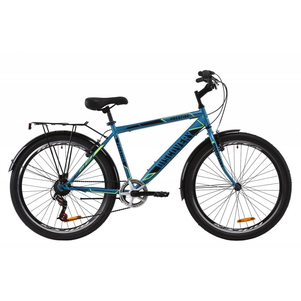 Велосипед Discovery 26" PRESTIGE MAN Vbr рама-18" St 2020 малахітовий із жовтим (OPS-DIS-26-242) - зображення 1