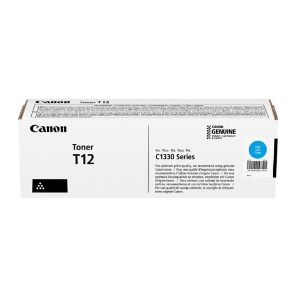 Тонер-картридж Canon T12 Cyan (5097C006AA) - зображення 1