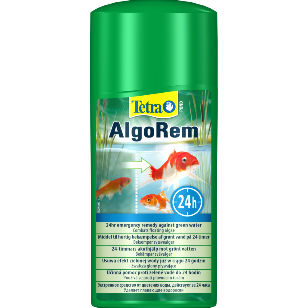 Засіб проти водоростей Tetra Pond AlgoRem 500 мл на 10000 л (4004218143715) - зображення 1