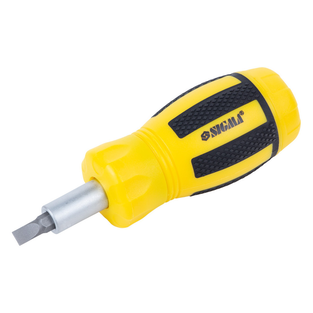 Викрутка Sigma з реверсом MINI c бітами 6шт CrV (4001811) - изображение 3