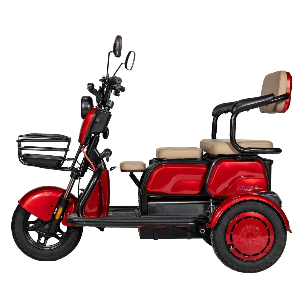 Електроскутер Atlas Elegant Trike 800W Red (4017) - зображення 3