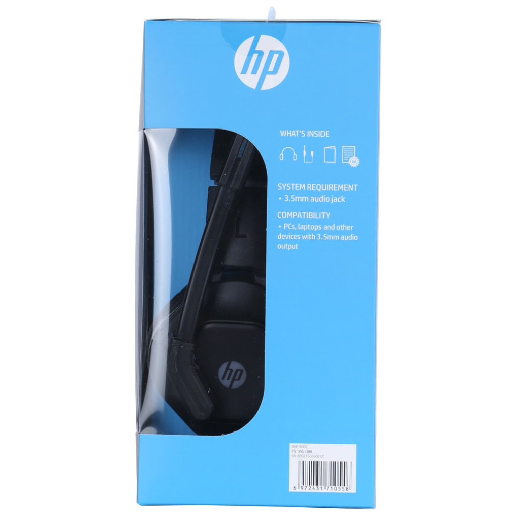 Навушники HP DHE-8002 Gaming Headset Red LED Black (DHE-8002) - зображення 7