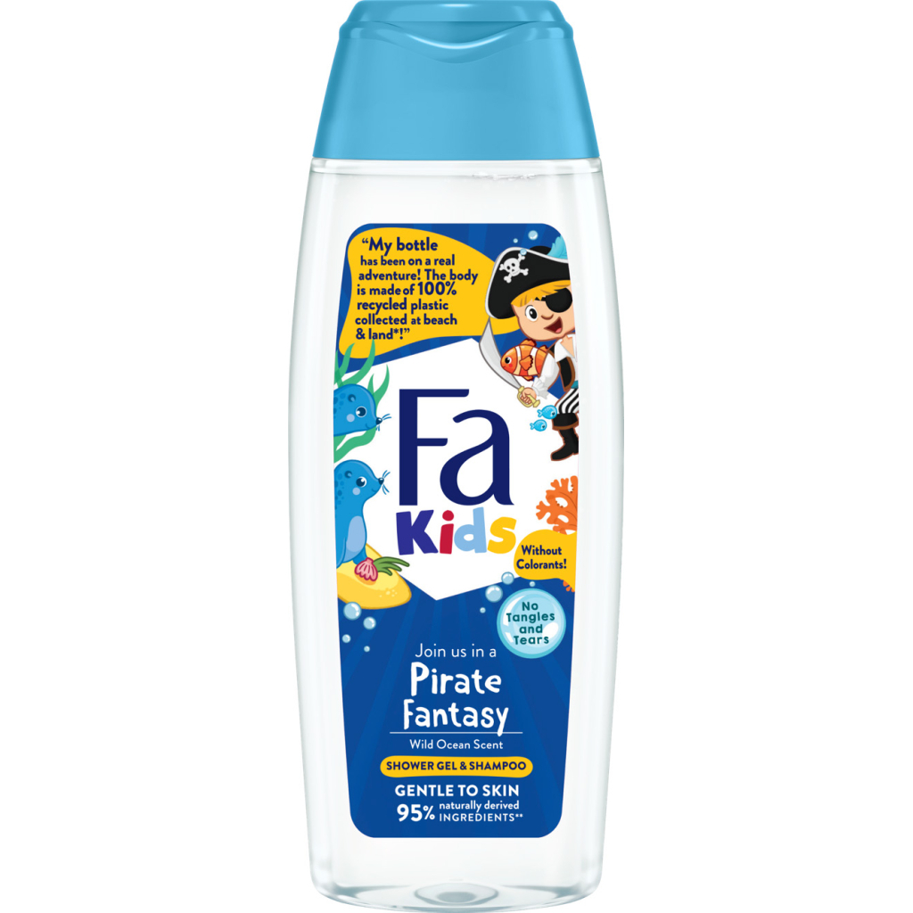 Дитячий гель для душу Fa Kids Хоробрий пірат для хлопчиків 250 мл (9000100662468) - изображение 3