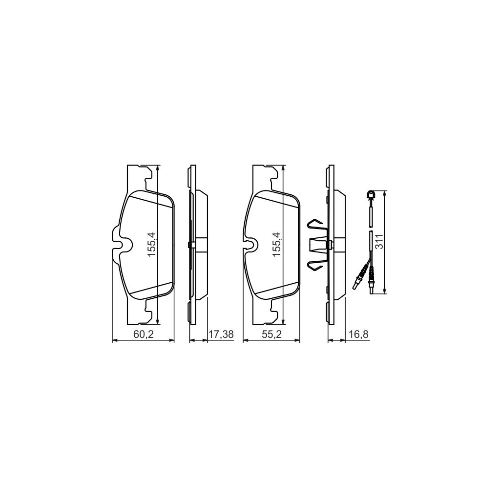 Гальмівні колодки Bosch 0 986 494 527 - зображення 6