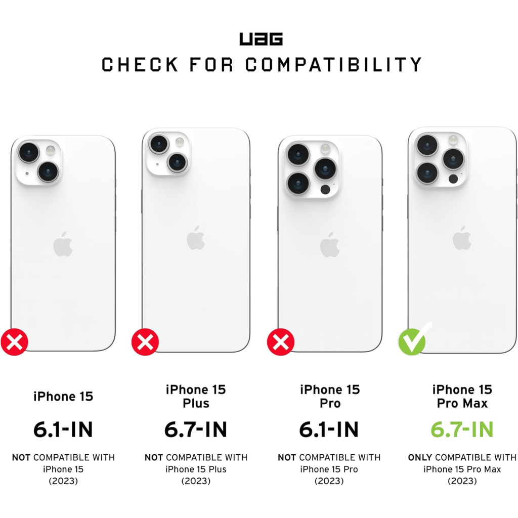 Чохол до мобільного телефона UAG iPhone 15 Pro Max Plyo Magsafe Ice/Rose Gold (114305114348) - зображення 4
