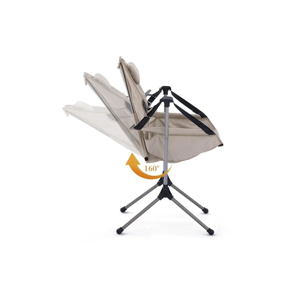 Крісло складане Naturehike -качалка NH21JJ004 бежеве (6927595782958) - зображення 2