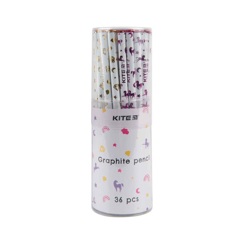 Олівець графітний Kite з кристалом, туба (K22-059-1) - зображення 2
