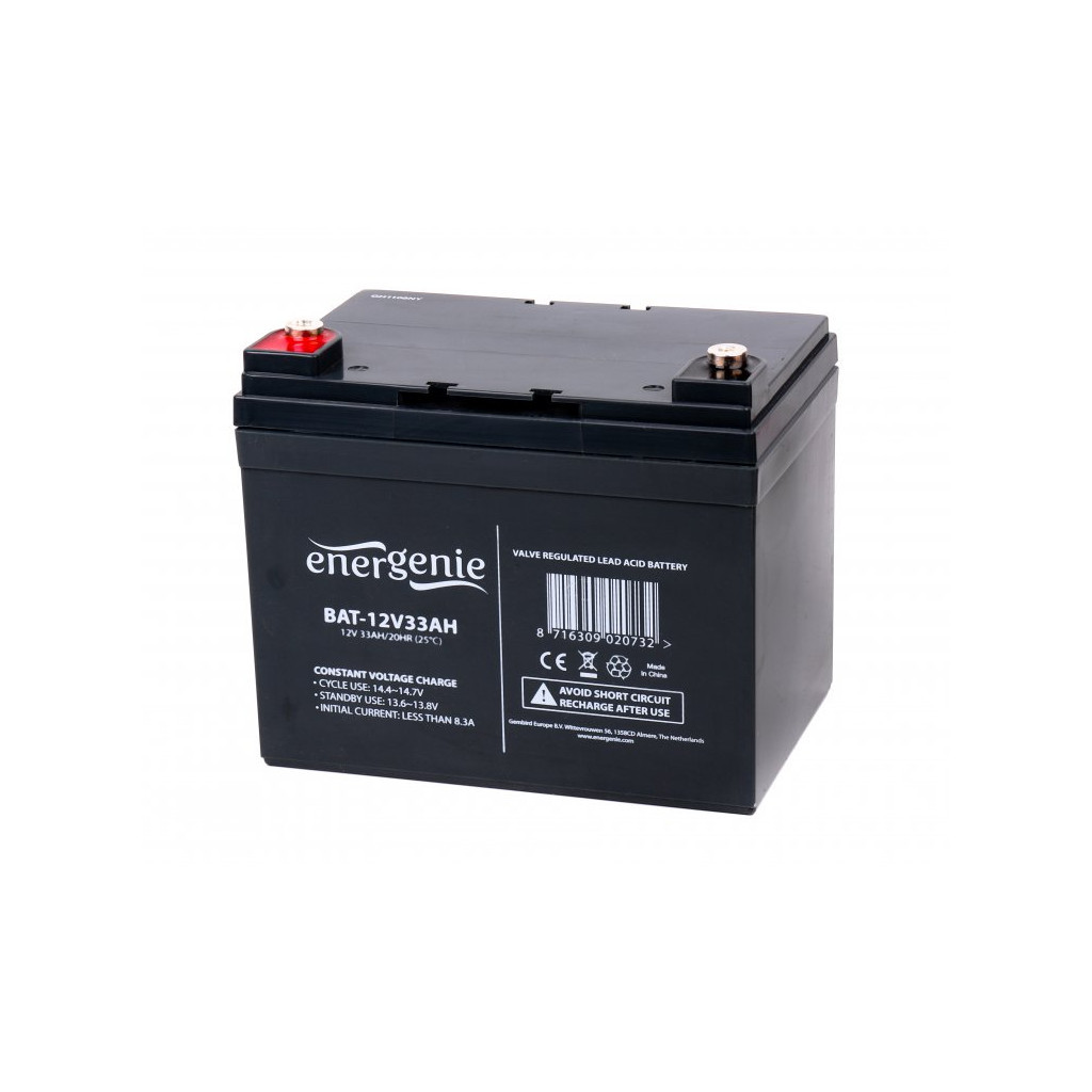 Батарея до ДБЖ EnerGenie 12В 33 Ач (BAT-12V33AH) - зображення 1