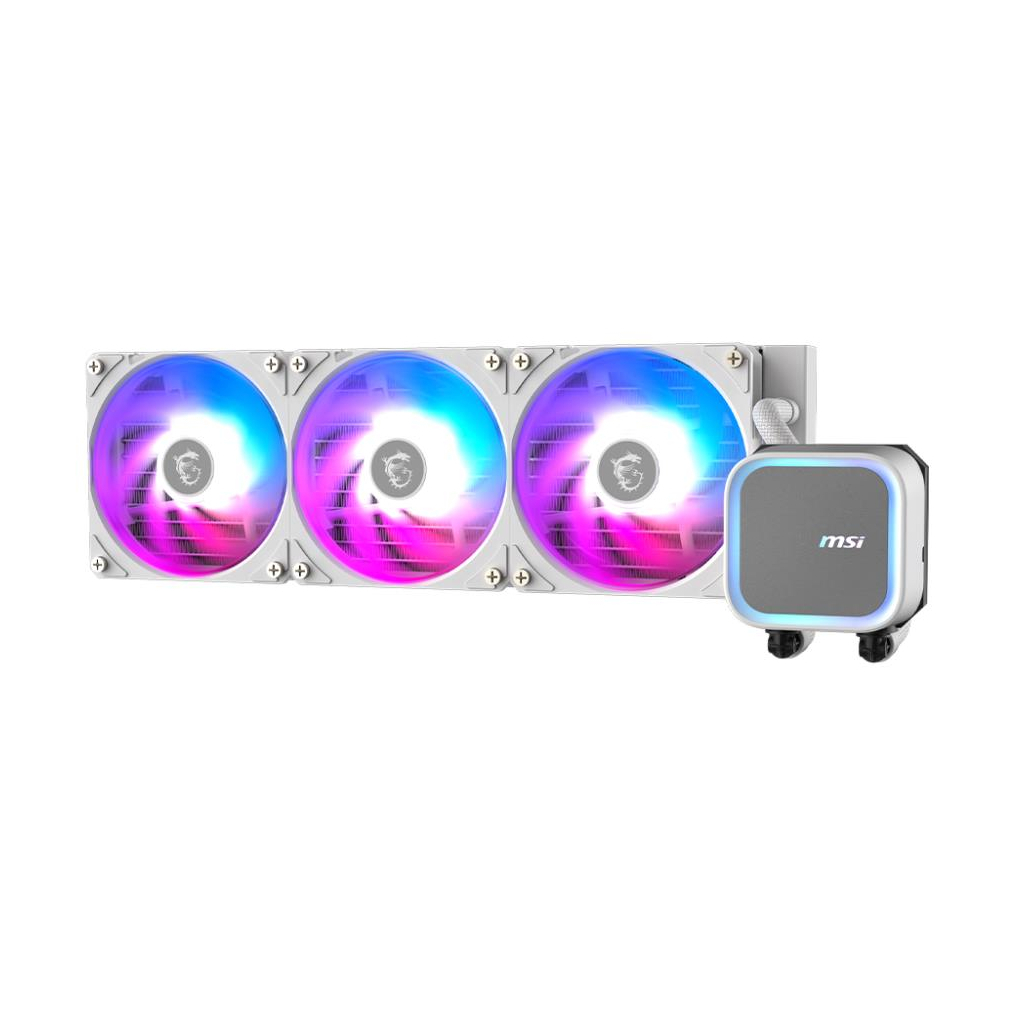 Система рідинного охолодження MSI CORELIQUID A13 360 WHITE - зображення 1