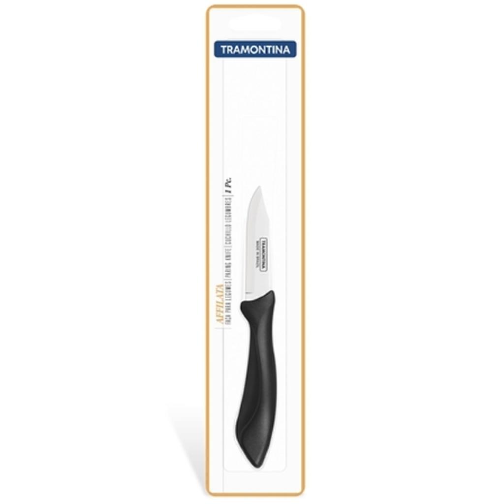 Кухонний ніж Tramontina Affilata Vegetable 76 мм Black (23650/103) - зображення 2