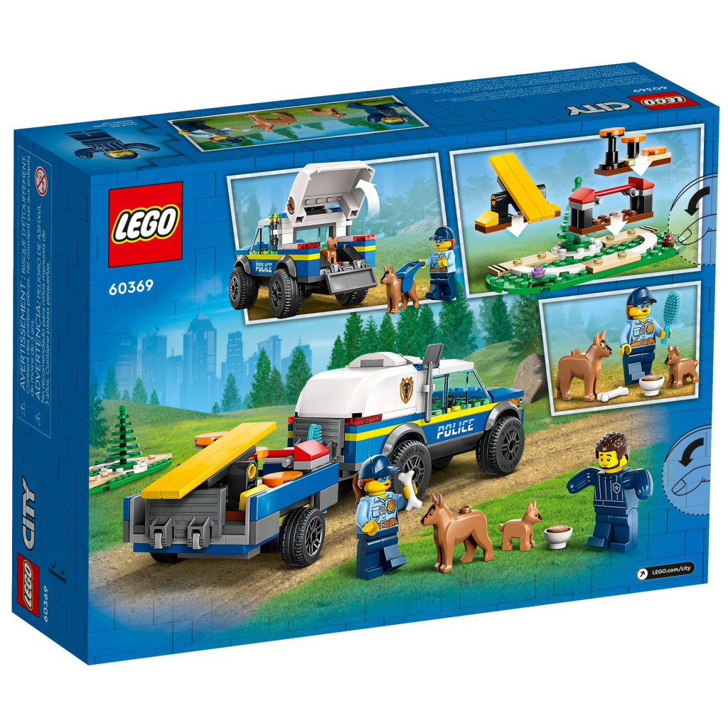 Конструктор LEGO City Мобільний майданчик для дресування поліцейських собак 197 деталей (60369) - зображення 8